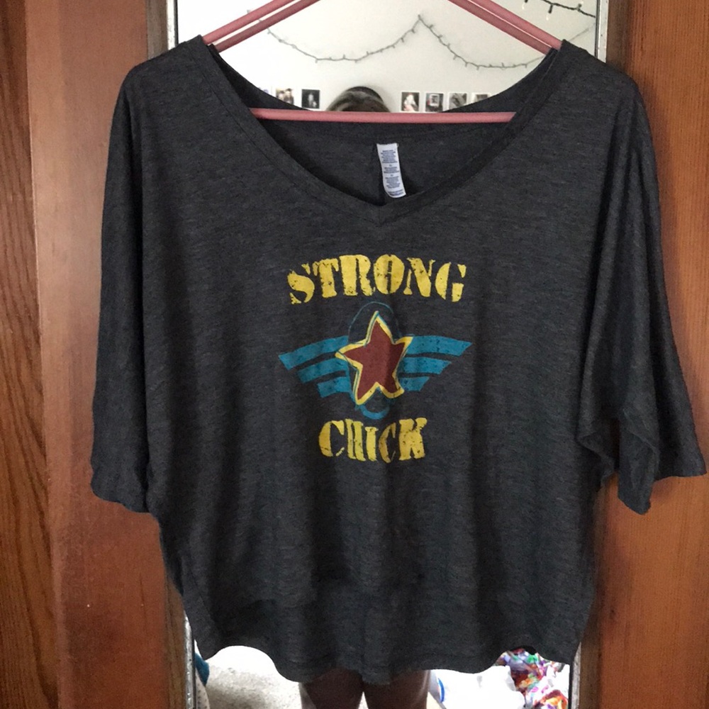Graphic crop top